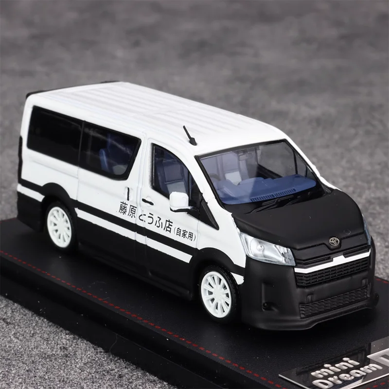 Minidream 1/64 Toyota Hiace H300 inicial D juguete de aleación Diecast Metal modelo regalo