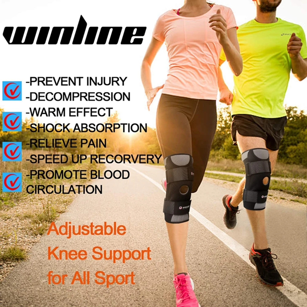 WIN.MAX Gym Knee Support Brace Sleeve Relieve Leg Arthritis Meniscus Tear Knee Strap Pads Open Patella Stabilizer Protector