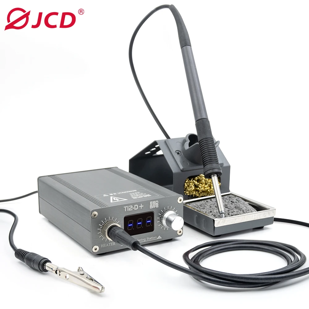 

T12-D+ 75W Soldering Station For Mobile Phone Motherboard Repair Adjustable temperature Fast Heating Welding Tools