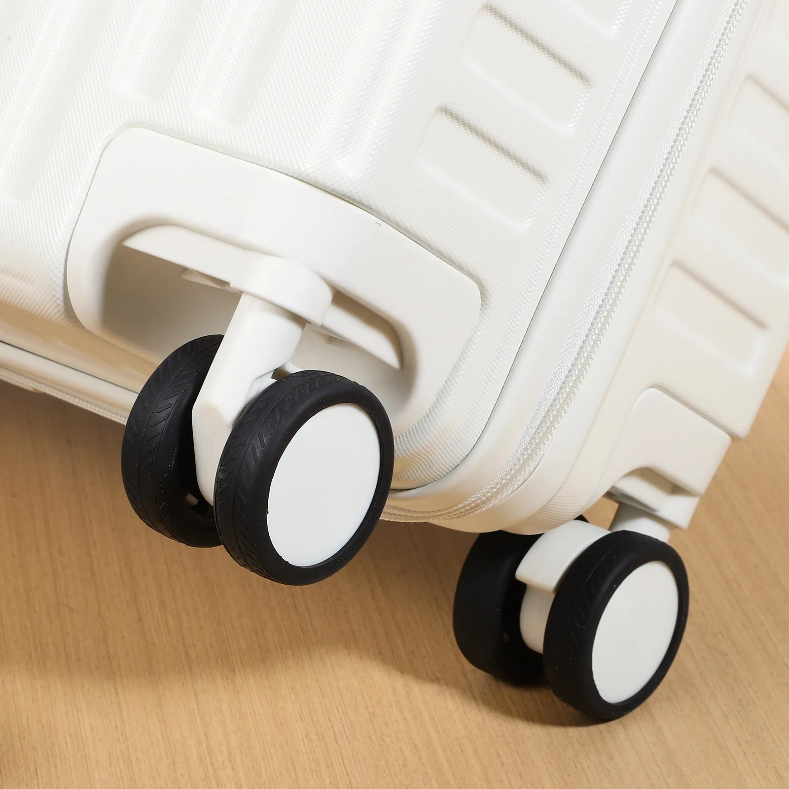 

8 шт. силиконовых защитных чехлов для колес багажа, однотонные, простые в установке, без необходимости использования инструментов, защита колес багажа