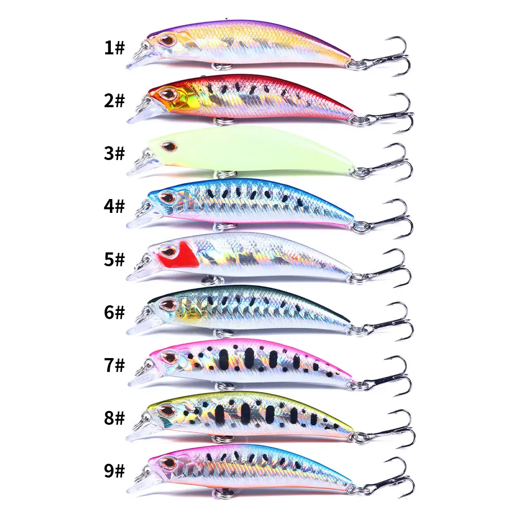 Señuelo Wobbler Minnow hundible 6.8cm – Trucha, lubina y lucio - imagen 4