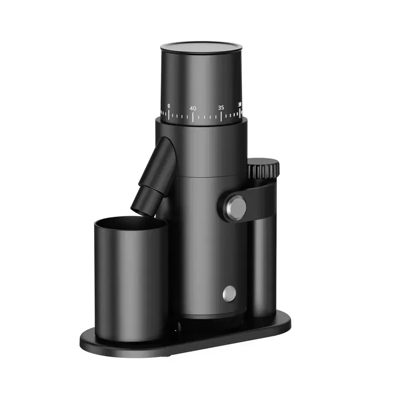 High Speed Coffee Grinder with 38mm Conical Blade Stepless Adjustable Grinding EU US Plug Optional for Household Use