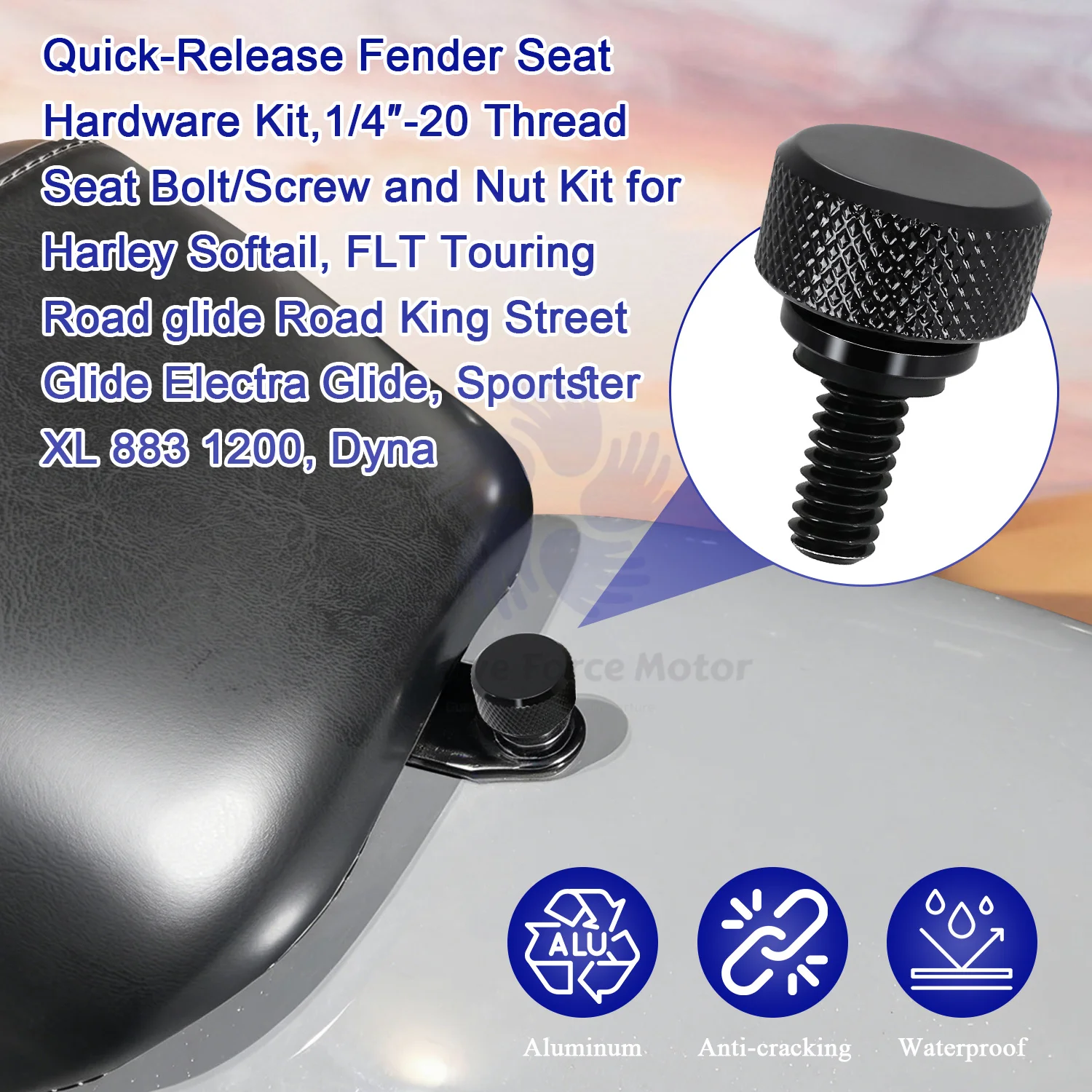 Motorcycle Quick Release 1/4