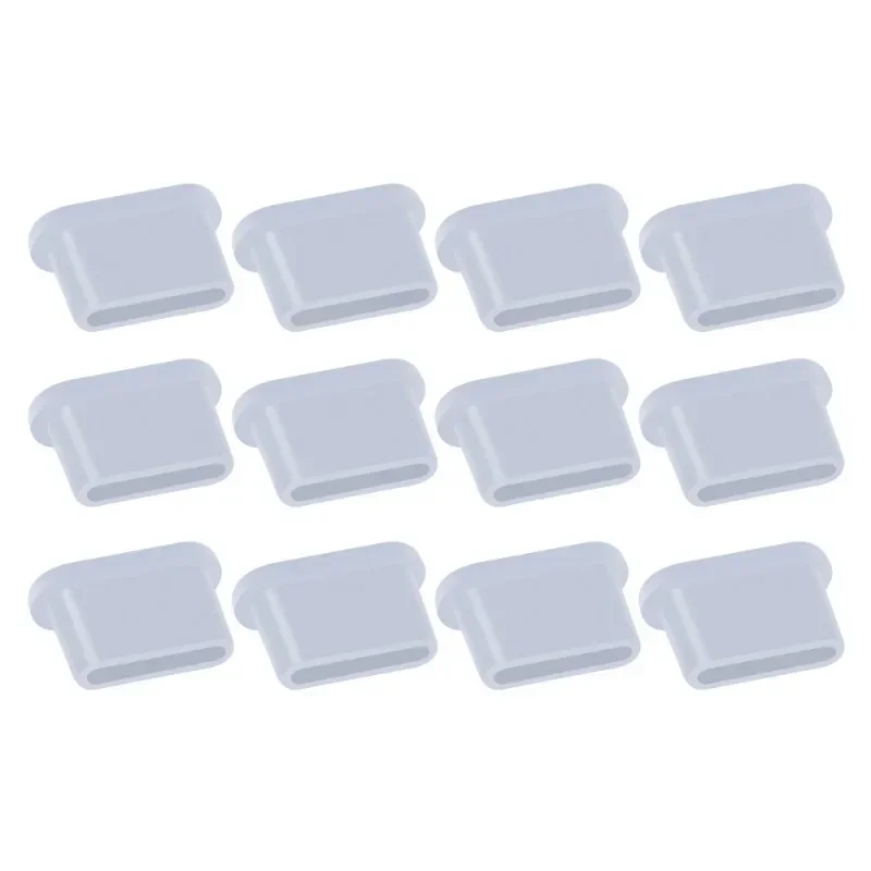 60-1 pces tipo-c poeira plugues de silicone anti-poeira plug capa protetor de porta de carregamento para iphone 15 pro max 15 plus samsung xiaomi