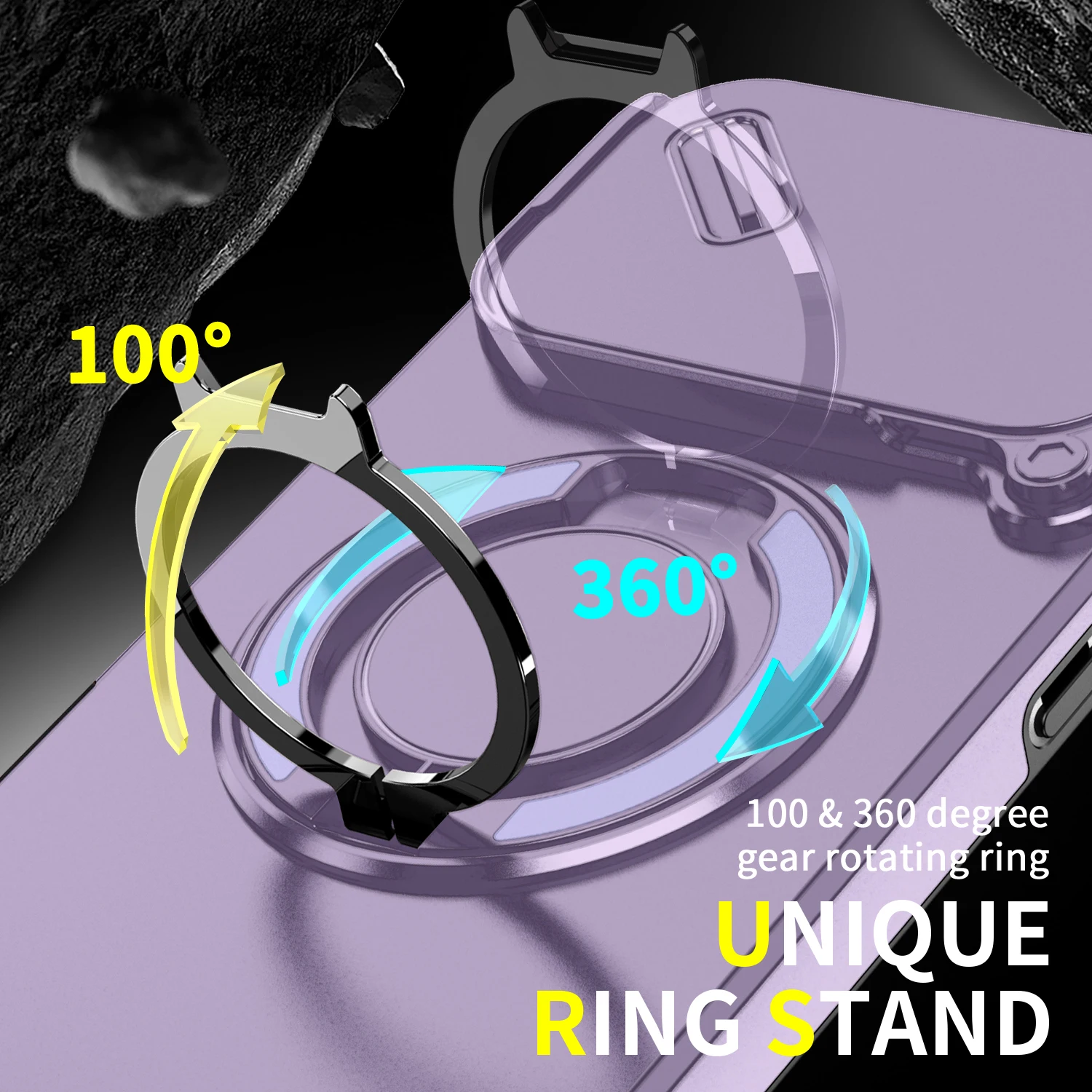 아이폰 17 프로 맥스 17 에어 17 프로 17 케이스 폴딩 스탠드 TPU+PC 슬라이드 카메라 커버 쿼드 에어백 충격 방지 하드 폰 커버