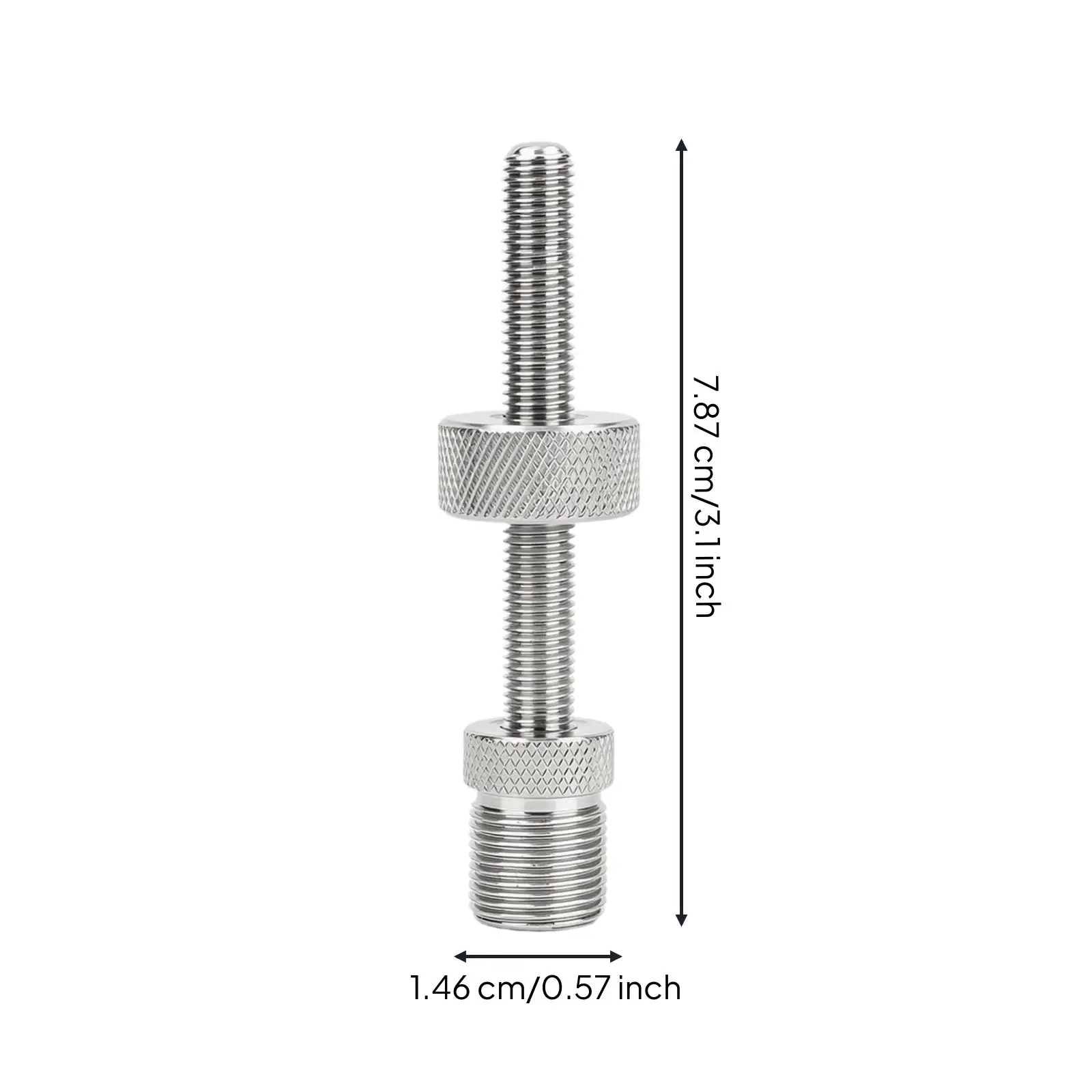 Bike Bottom Bracket Socket Holder Tool with Knurled Knob for Square Splined Removal Carbon Steel Anti Slipping