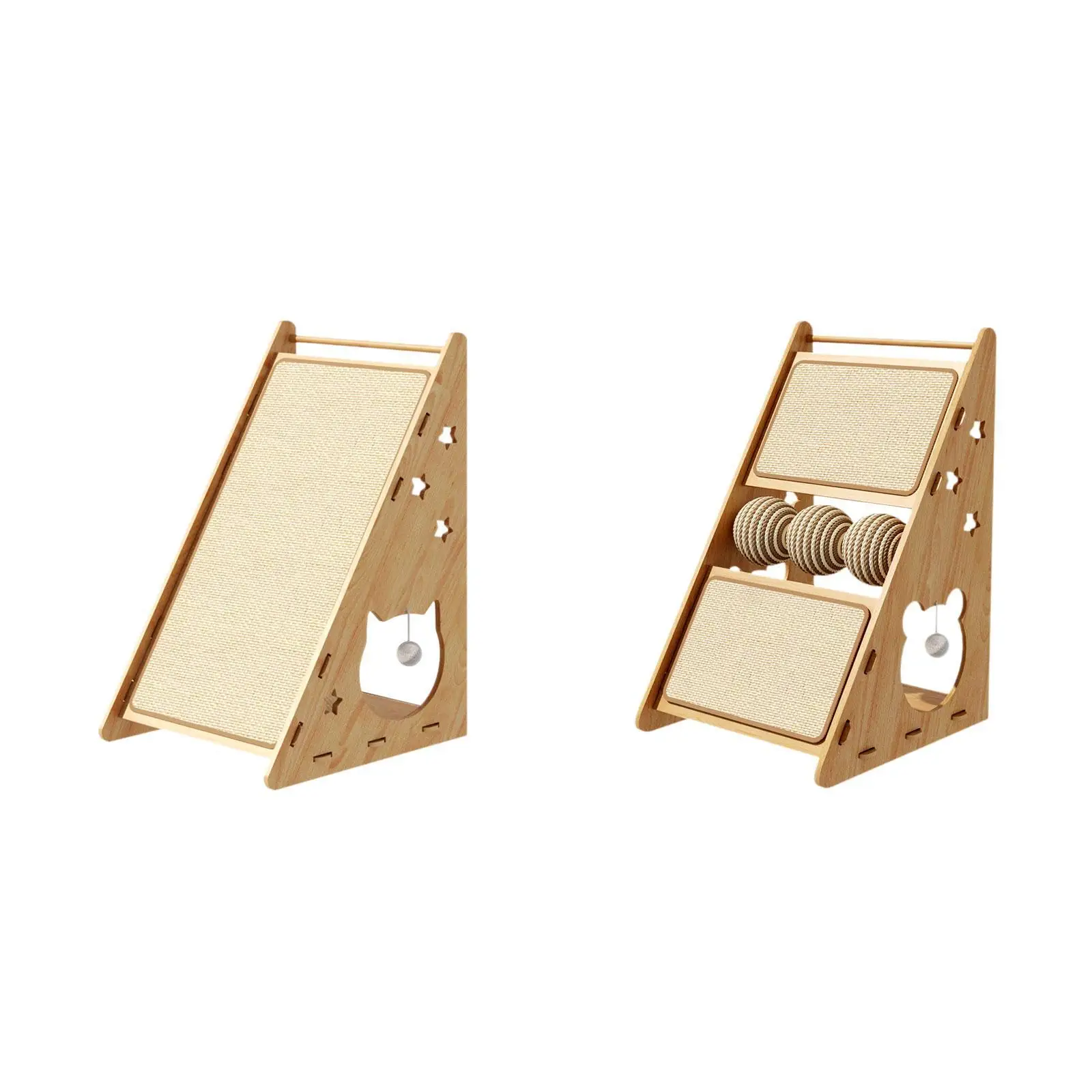 

Когтеточка для кошек для защиты стены и дивана, когтеточка для котенка, пандус для домашних кошек, когтеточка с твердыми деревянными кронштейнами