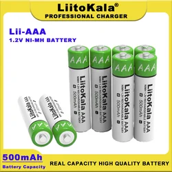 1-60PCS LiitoKala Original AAA NiMH 1.2V 500mAh Rechargeable Battery Suitable For Toys, Mice, Electronic Scales, Etc.