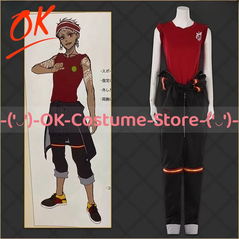 

[Customized Size] Twisted Wonderland Scarabia Kalim Al-Asim Jumpsuit Cosplay Costume Gym Uniform Halloween Party Outfit Suit