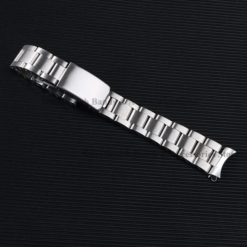 13mm 17mm 18mm 19mm 20mm 21mm Stainless Steel Strap for Rolex Water Ghost Strap Replacement Watch Bracelet Men Sport Wrist Band