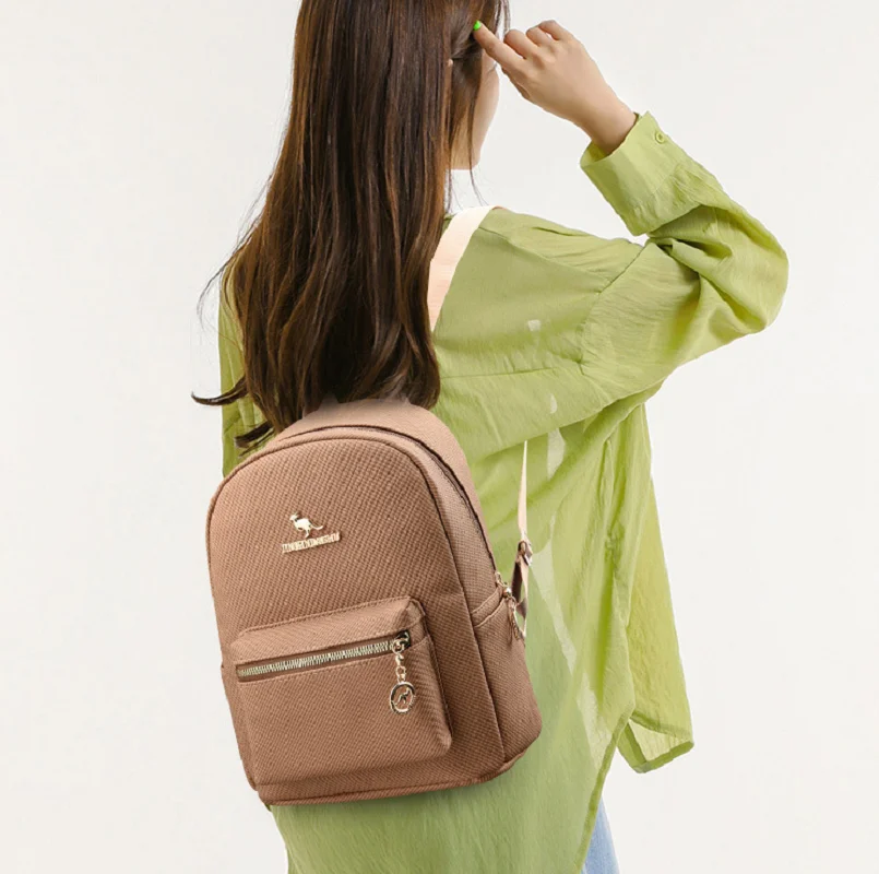 Tas Ransel Kulit Fashion Terbaru 2025 Tas Selempang Wanita Kasual Kapasitas Besar Tas Tote Tas Sekolah Tas Ransel Crossbody