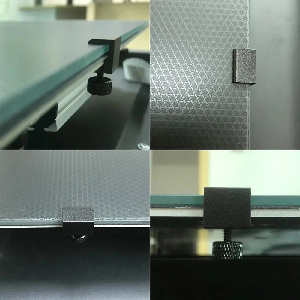 New Adjustable 3D Printer Bed Clips Aluminum Alloy 4 Colors Glass Plate Clamp Clip Glass Bed Clips Ender 3