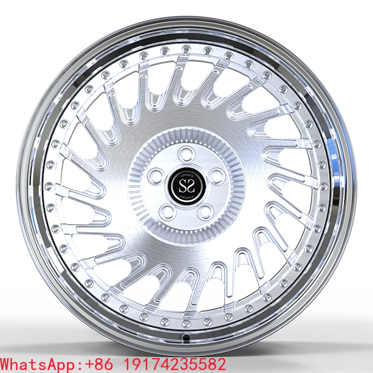 

Custom 2 Piece 20 Inch Polish Wheels Rims 5 X 114.3 for Ferrari