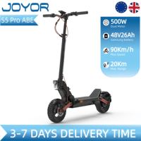 JOYOR S5 Pro ABE Electric Scooter 500W Motor 48V 26Ah Battery 20km/h Speed 90km Range 10'' Tires Foldable Adult E-Scooters