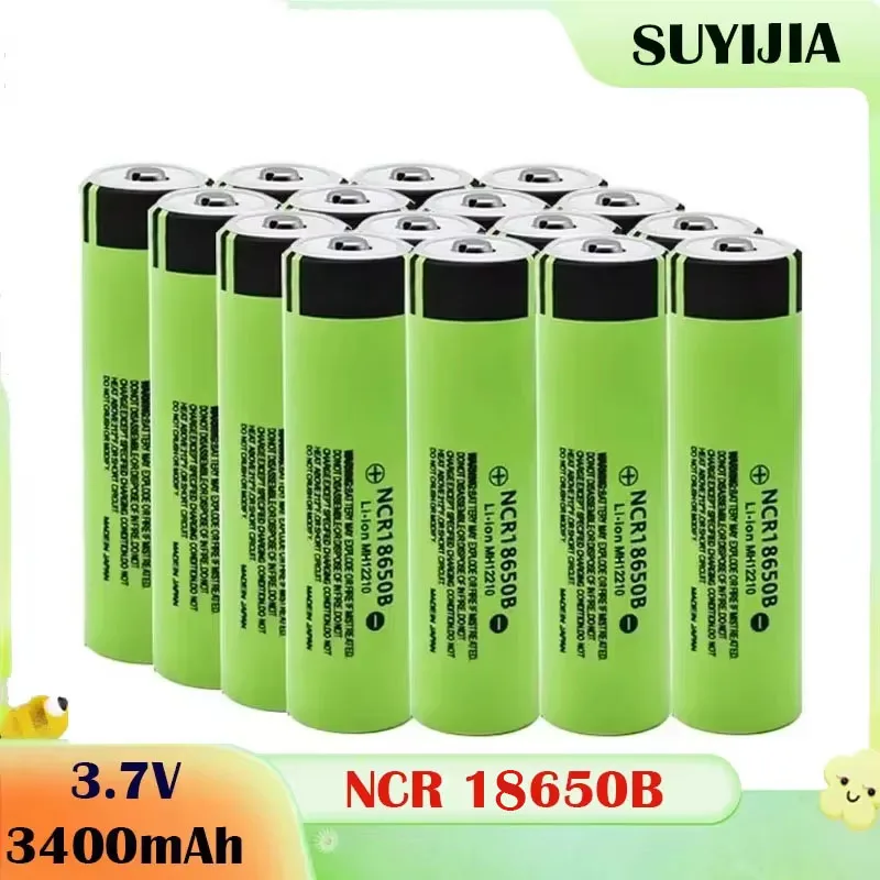 New Original NCR 3.7V 3400mah18650B Battery Rechargeable Li-ion Battery for Counter Lamp Flashlight Power Tools Torch Headlamp