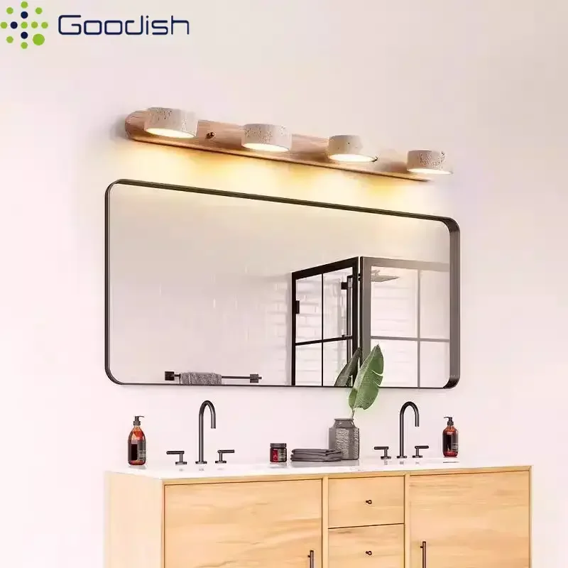 

Japanese Wabi-sabi LED Wall Lamps Art Creative Natural Limestone Double-sided Lights for Living Room Home Decoration Chandelier