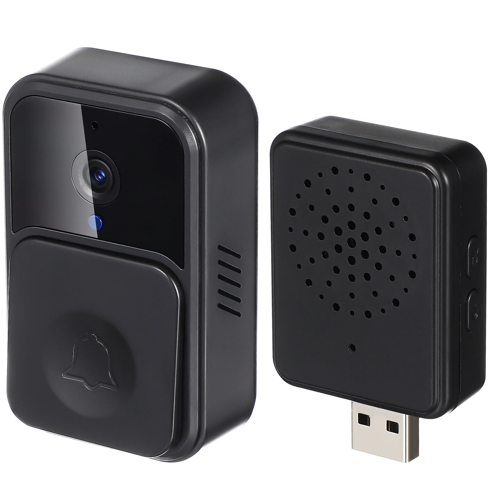 Campanello Smart Wifi Telecamera wireless Videocitofono Monitoraggio remoto Visione notturna Audio bidirezionale a bassa potenza