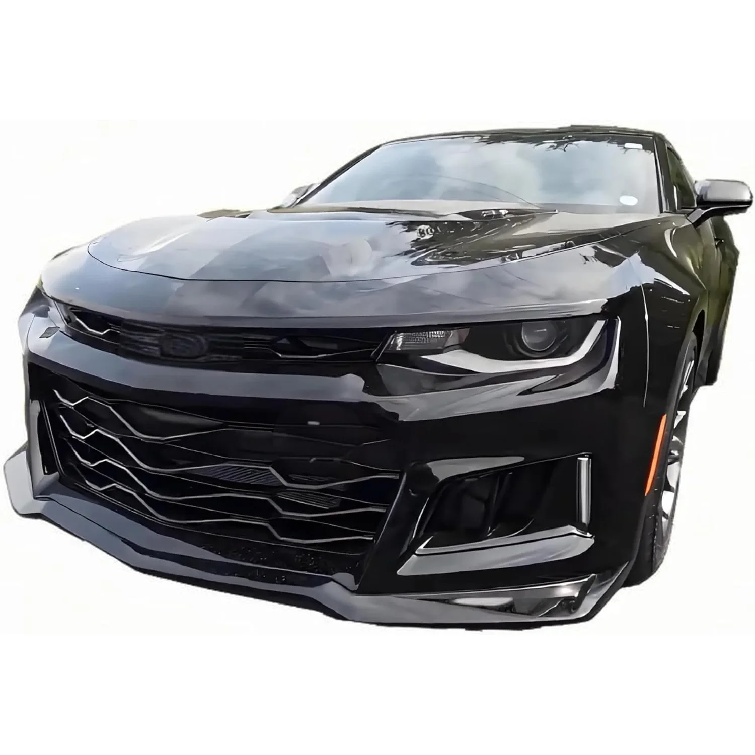 High-quality ABS Car Front Bumper Lip Diffuser Spoiler Splitter BodyKits For Chevrolet Camaro 2015 2016 2017 2018 2019 2020 2021