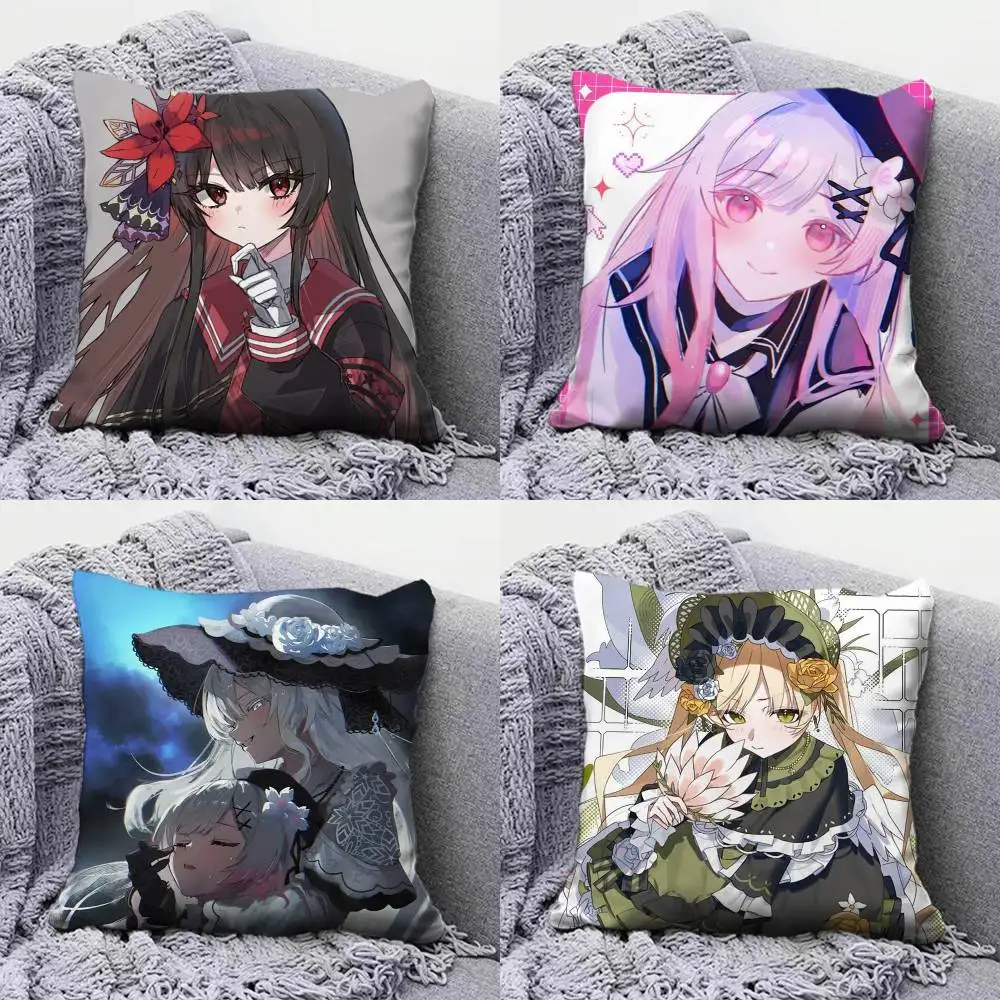 

Magical Girl Witch Trial Game Pillow Covers, Home Sofa Cushion Covers and Aecorative Custom