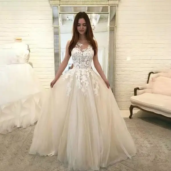 2025 New Light-colored Lace Embroidery Fluffy Skirt Wedding Dress Dress Women's Temperament Elegant Slim And Thin