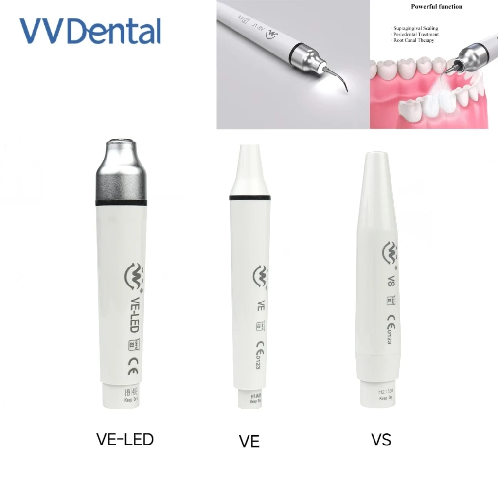 VVDental Ultrasonic Piezo Scaler For WOODPECKER/USD/ EMS/ SATELEC/DTE LED Handl Teeh Hygiene Dentistry Ultrasonic Cleaning Tool