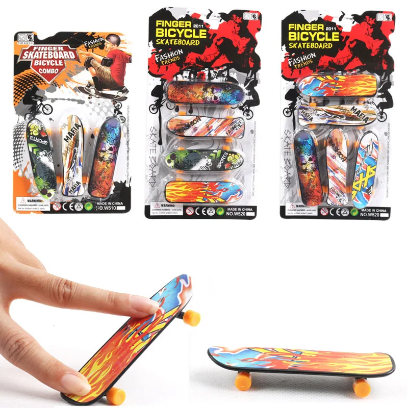 

Finger Skate Board Fingerboard Toy Professional Stents Fingers Skate Set Novelty Children Christmas Gift H28