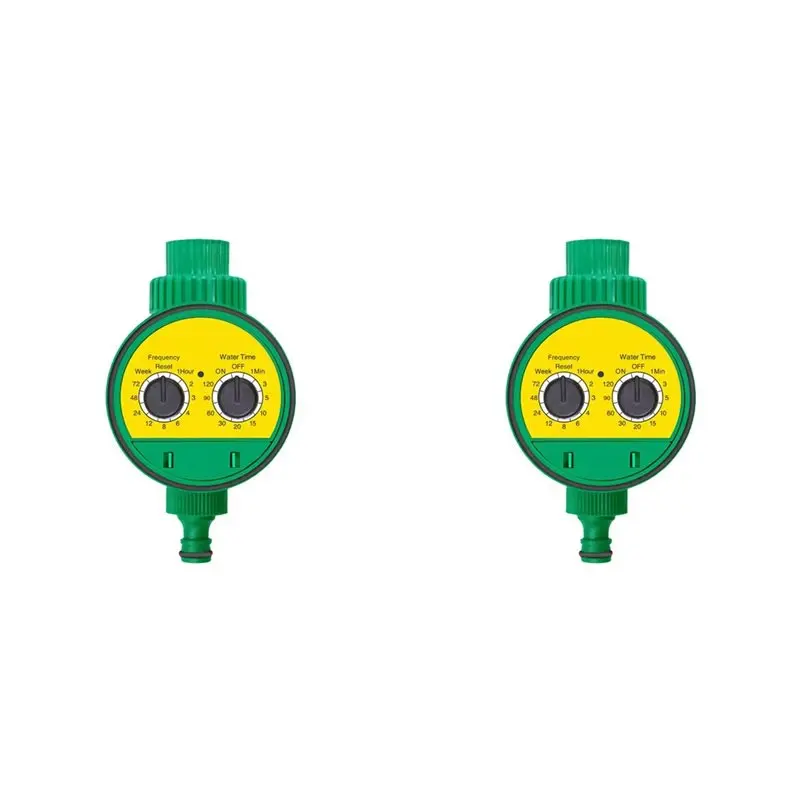 

【ЭФФЕКТИВНЫЙ】2X автоматический контроллер поливателя, автоматический таймер поливального орошения, ручка таймера, интеллектуальный таймер полива