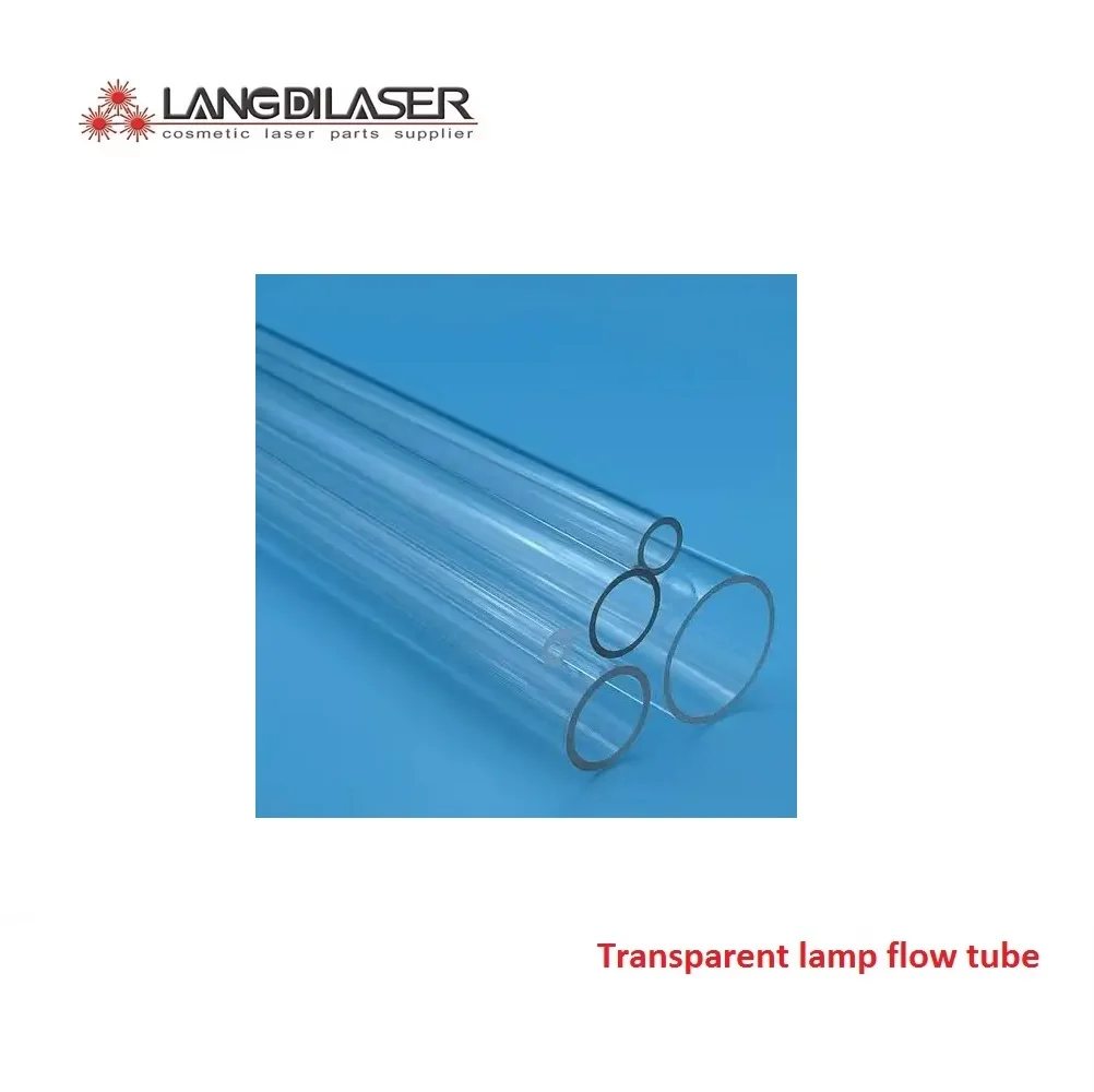 Transparent Lamp Flow Tube / Material Fused Silica / Quartz / Outer Dia. 14mm / Bore 12mm / With Different Length