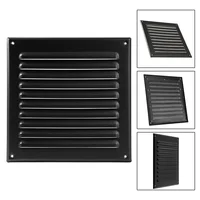 250x250mm Metal Louver Vent Cover Square Vent Exterior Wall Grille Cover Heating Cooling & Vents Plate Insect Screen Cover 2