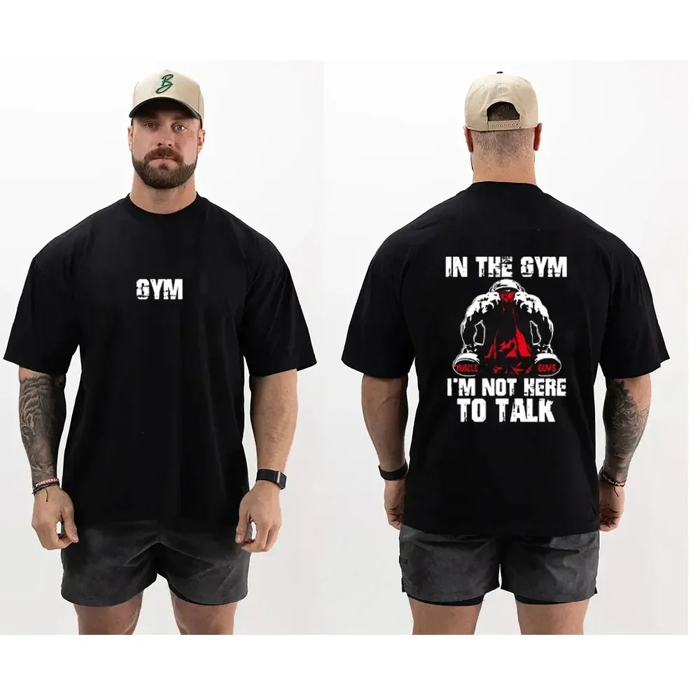 New Summer Gym Men's T-Shirt Thavage Muscular Men CBUM Cotton Gym T Shirt CBUM Fitness Joggers Pure Cotton Shirt CBUM Tshirt