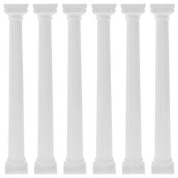6pcs Nordic Roman Pillar Statue Mini Column Photo Prop Sand Table Artistic Ornament Wedding Party Decoration
