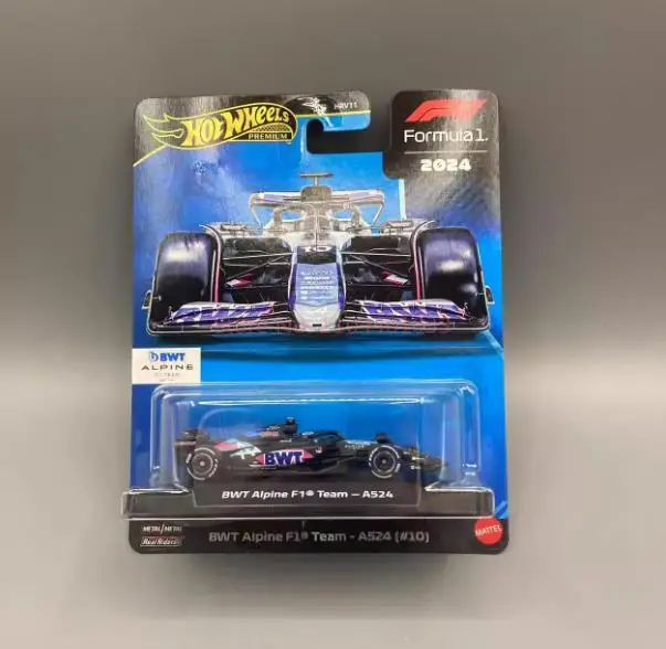 Véritable Hot Wheels Premium voiture formule 1 1:64 moulé sous pression F1 Red Bull Racing BWT Alpine Money véhicules modèle garçons jouets cadeau d'anniversaire