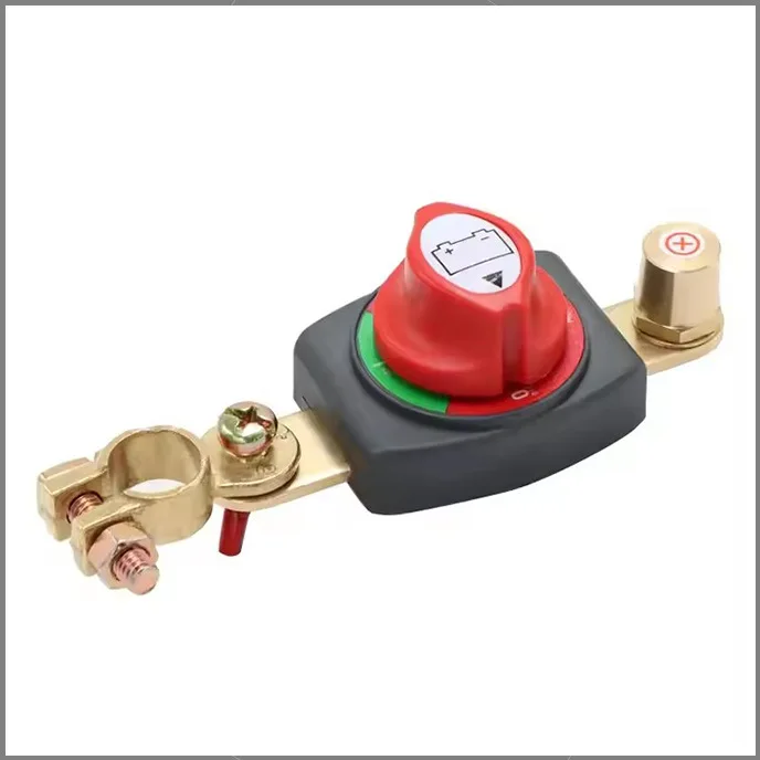 200A brass battery pole power-off one-piece car modification extension accessories power switch