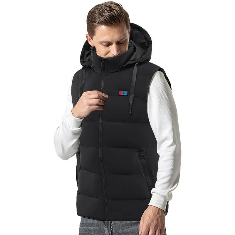 USB Electric Heated Vest Electric Winter Thermal Vest 3 Adjustable Temperature Warm Jacket Heated Jacket Winter Vest For