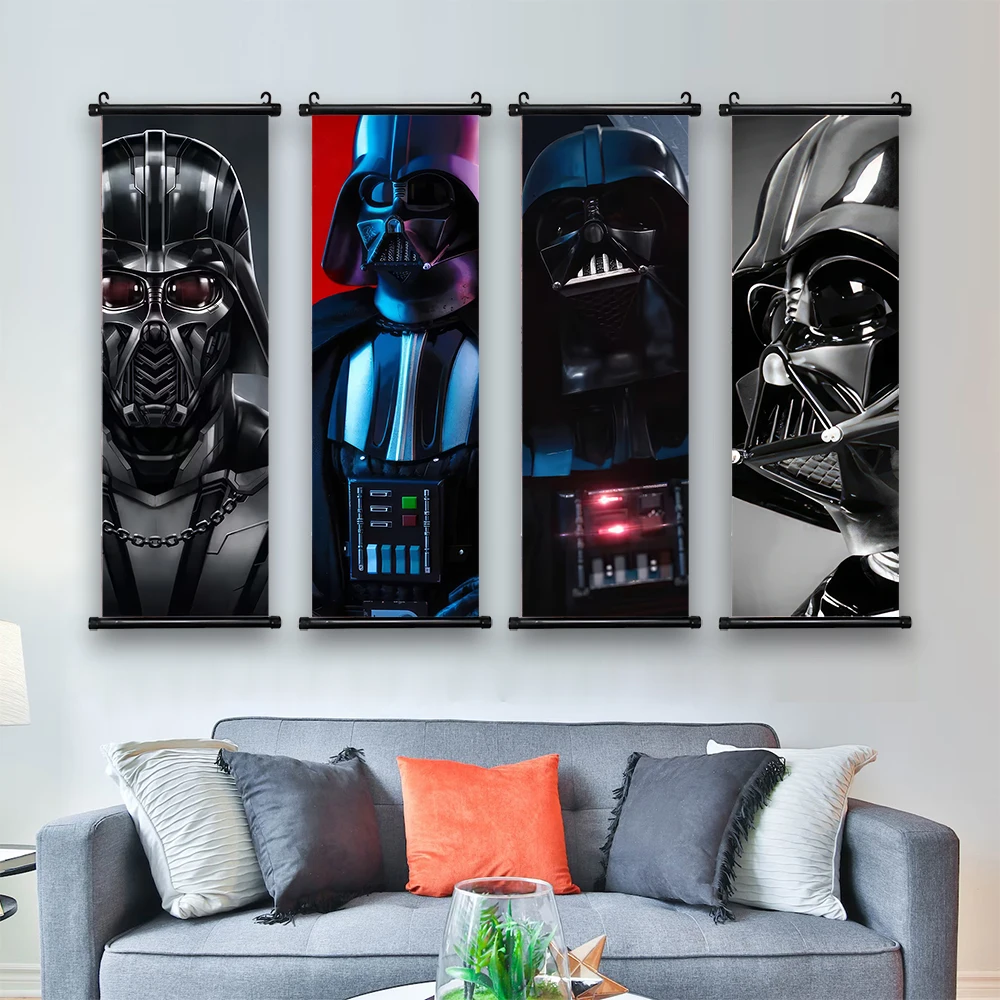 Disney Star Wars Movie Comic Stormtrooper Poster Wall Artwork Canvas Painting Luke Skywalker Hanging Scroll Decor Art Wallpaper