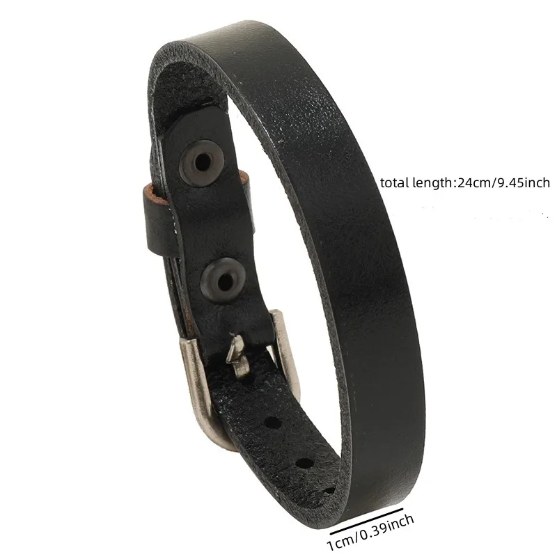 High Quality Leather Bracelets for Men Women Classic Simple Fashion Leather Wrap Bracelet Bangle Wristbands Jewelry Male Gifts