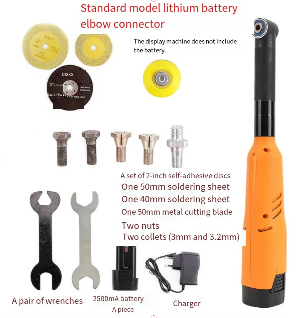 

90 Degree Charging Lithium Battery Elbow Electric Grinder Sewing Polishing Grinding Engraving Machine