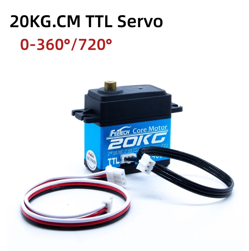 20KG Metal Gear TTL Serial Bus Servo With High Torque/Position/Current Feedback Robot Servo For DIY Bionic Robots Arm Hexapod