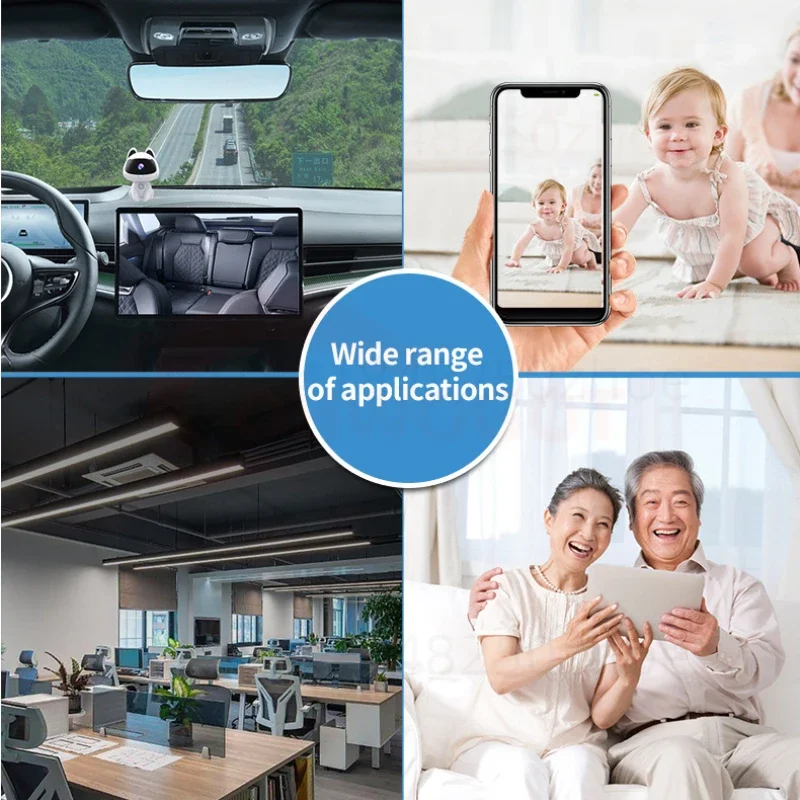 Mini Camera WIFI Smart Home Security Small Indoor Surveillance IP Camcorders Remote Video Calls Night Vision Lovely Baby Monitor