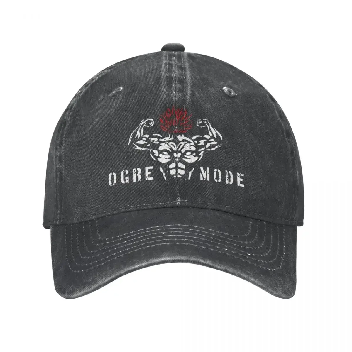 The Ogre Mode Baki The Grappler Yuujiro Hanma Baseball Cap Merch Fashion Distressed Denim Sun Cap Unisex Style