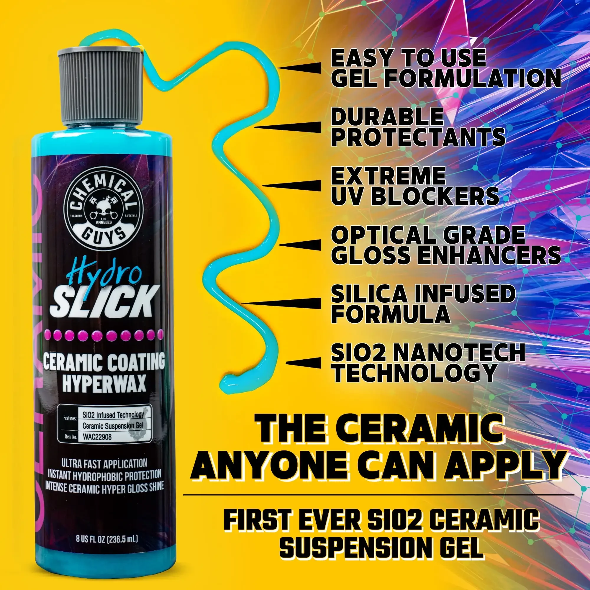 Ceramic Coating Kit, Strong Crystallized Ceramic Super Shine, Easy Application