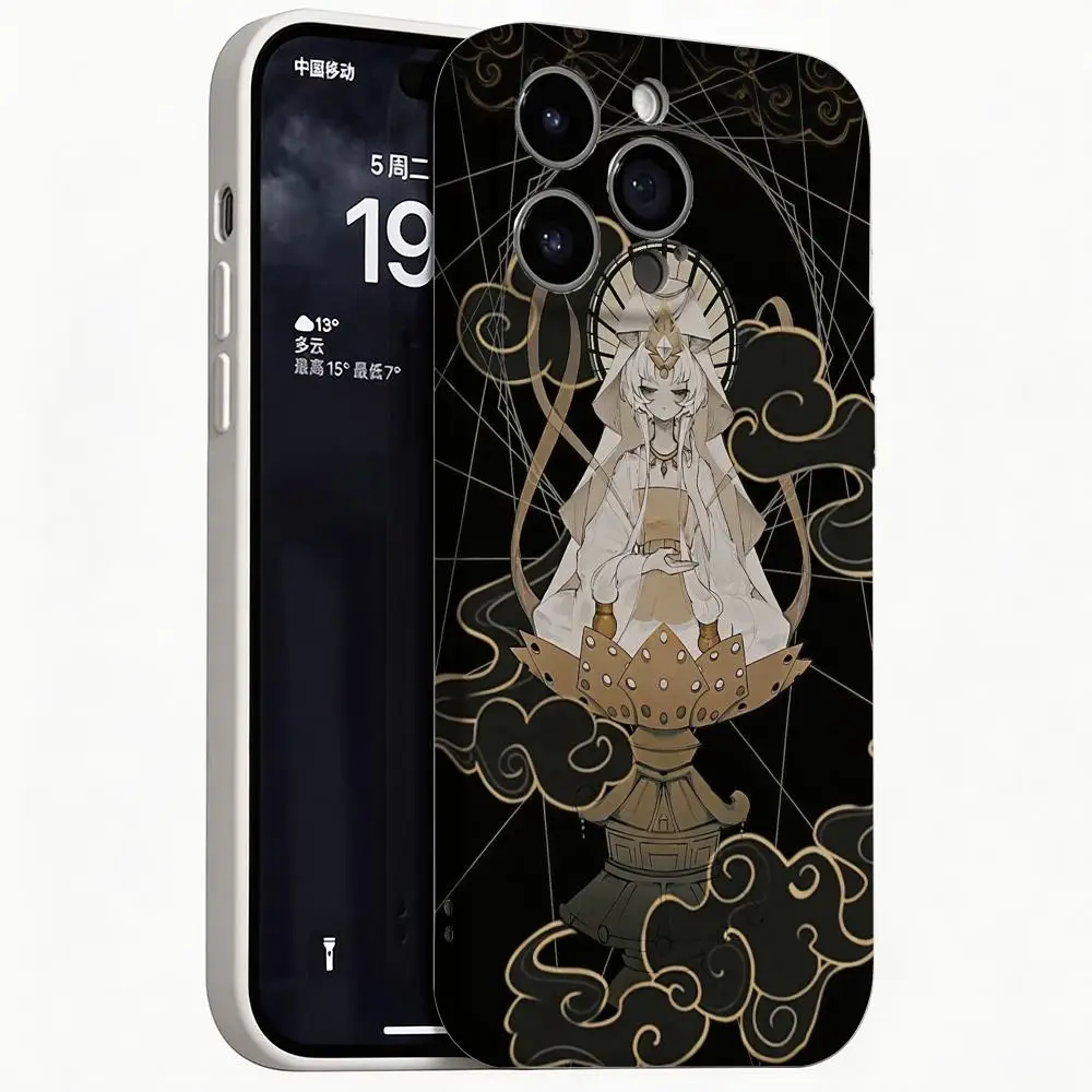 Hot cool C-Cookie Run Kingdom Phone Case Straight edge film Glossy soft shell For iPhone 17 16e 16 15 14 13 12 Pro Max Plus