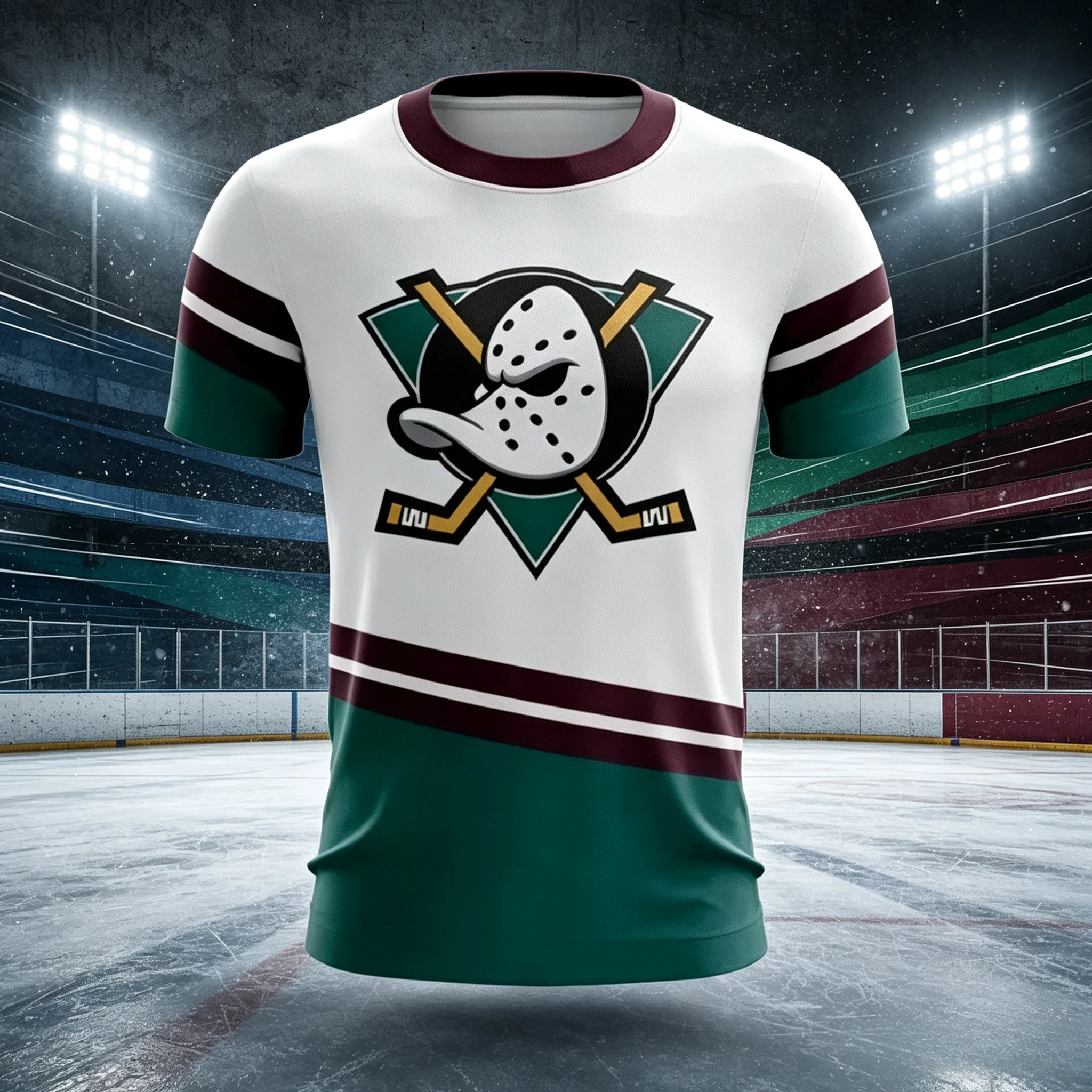 Men s Quick Dry 3D Printed Hockey Style Short Sleeve Sports T Shirt American Retro Breathable Multi functional Sports Top