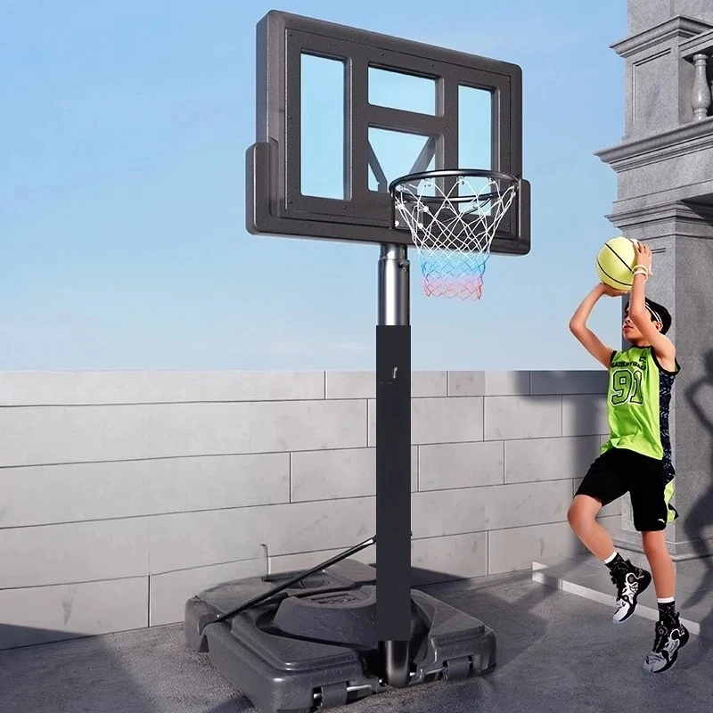 

Basketball Hoop Shooting Frame Children's Outdoor Movable Standard Lifting Shooting Frame Household