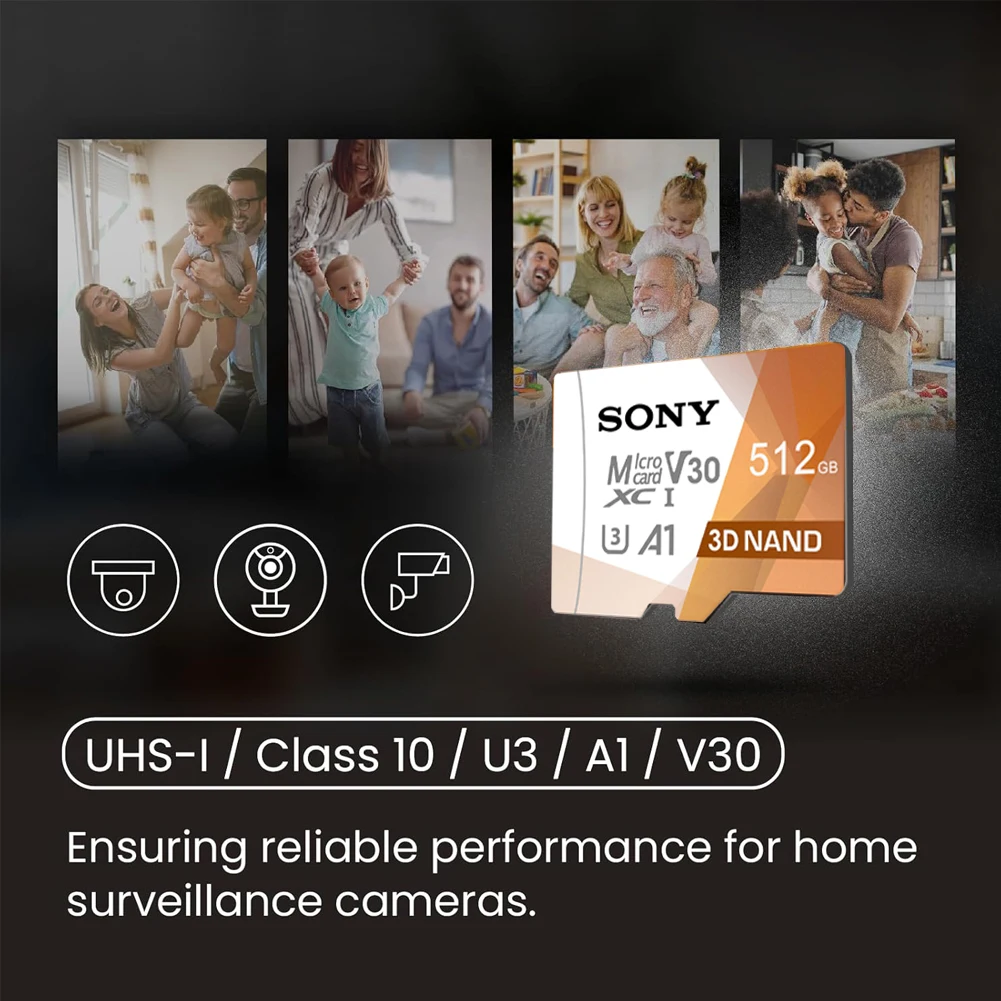 Original SONY 2TB High Speed Memory Card 1TB 256GB Class 10 100MB/s UHS-I Flash Micro TF SD Card C10 Ultra TF Memory Card 128GB