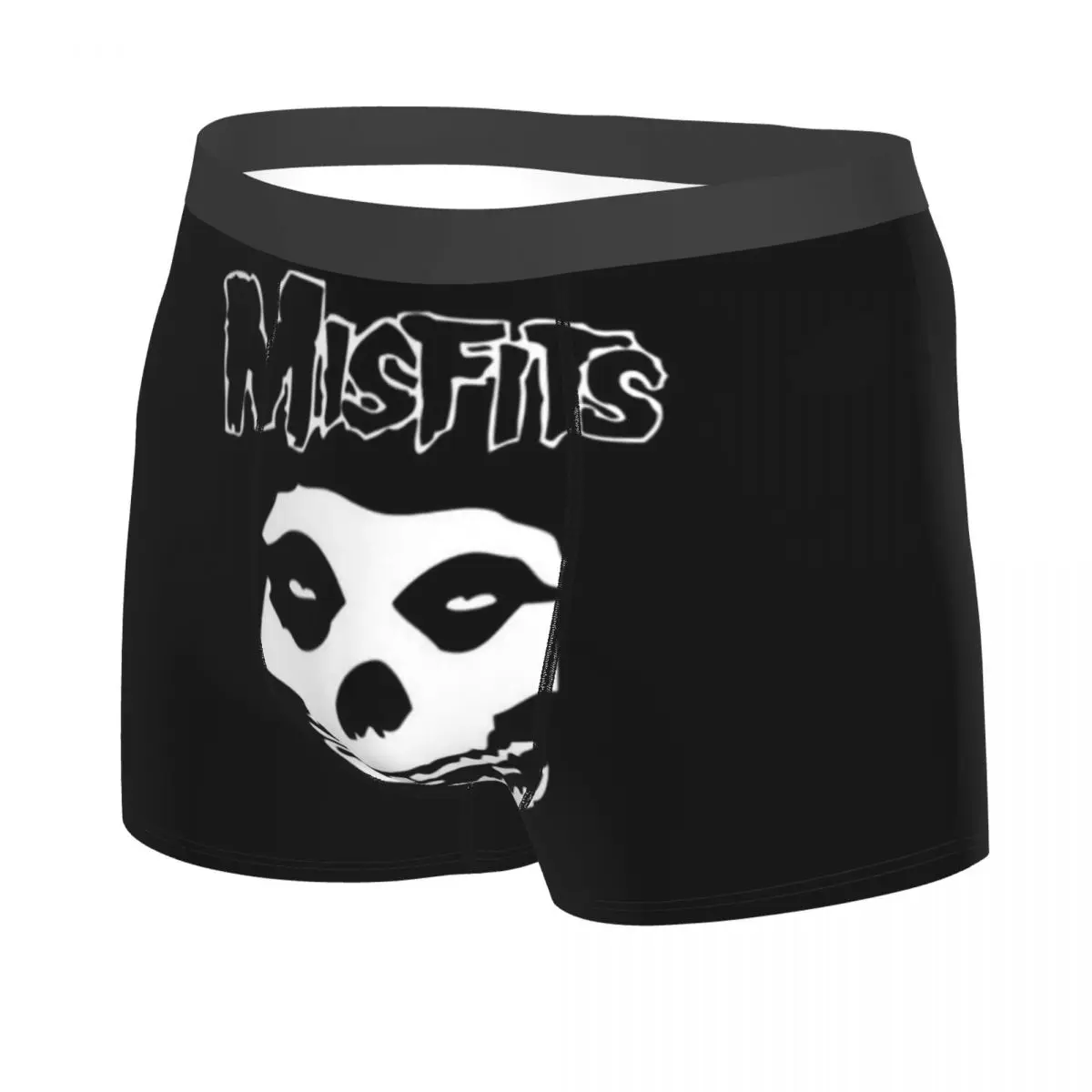 Misfits Skull Men's Boxer Briefs special Highly Breathable Underwear Top Quality 3D Print Shorts Gift Idea