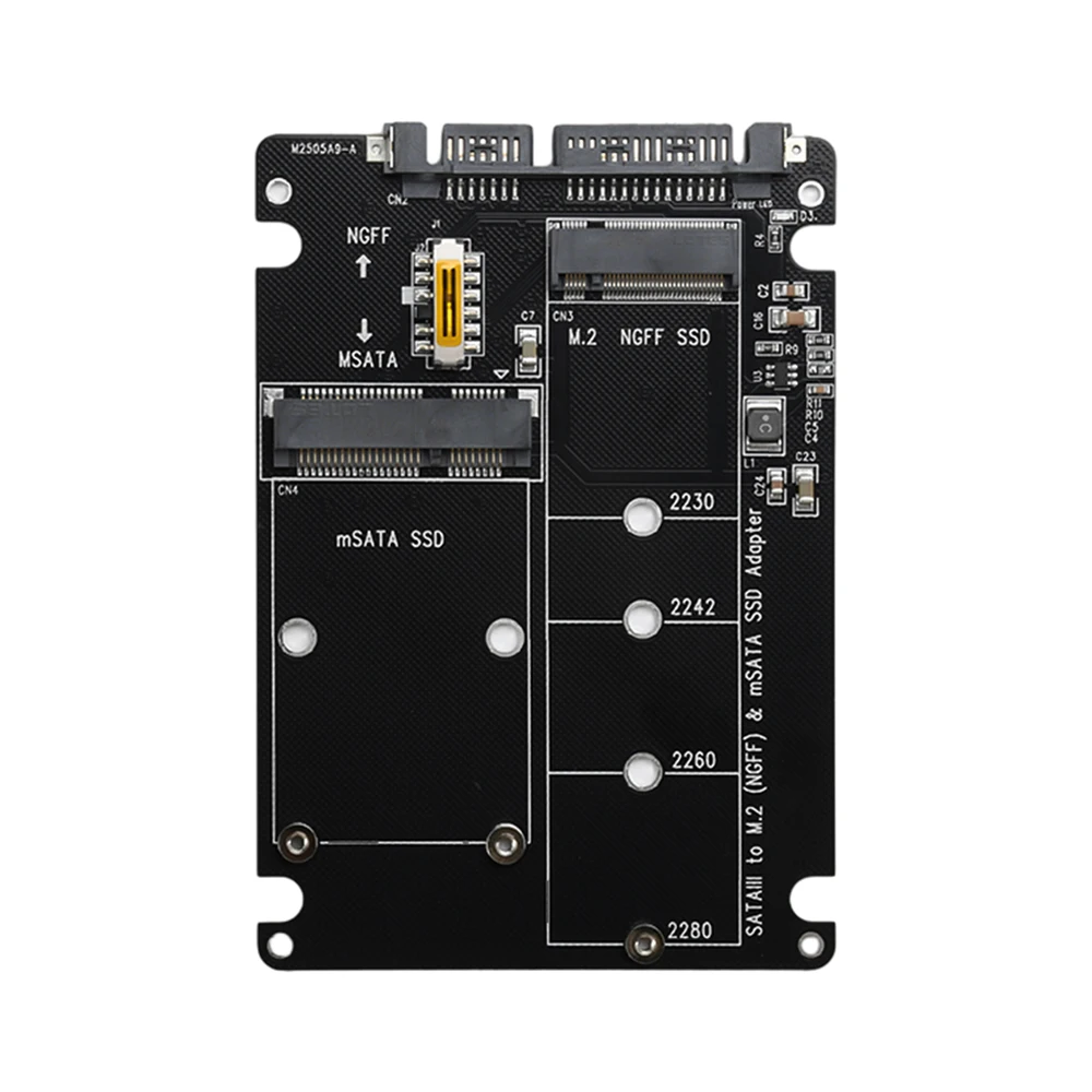 SATA3.0 6Gbps M.2 NGFF SSD To SATA3 Adapter Card M2 NGFF SSD To SATA3.0 External Hard Drive Box Hard Disk Adapter Board