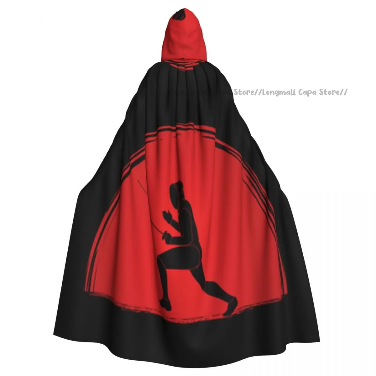 Cosplay Medieval Costumes Fencing Pose Hooded Cloak Capes Long Robes Jackets Coat Carnival