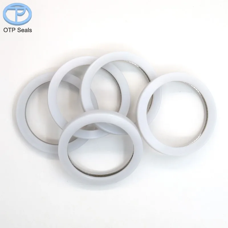 End face spring inner seal UHMWPE UPE seals ultra-high molecular weight polyethylene double-layer v-spring factory customized