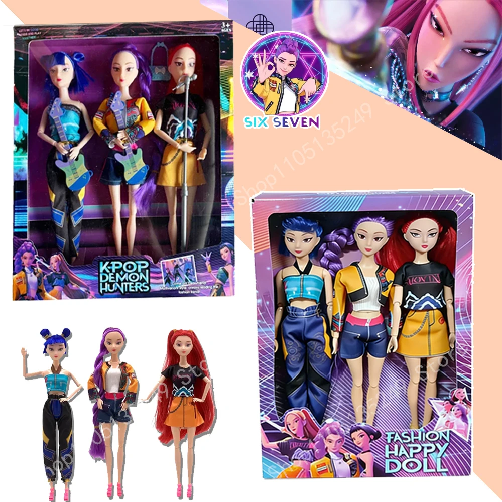 

НОВАЯ аниме KPop Demon Hunters кукла виниловая игрушка Rumi Mira zoi персонаж виниловый подарок на день рождения фанат подарки горячий выбор фигурка